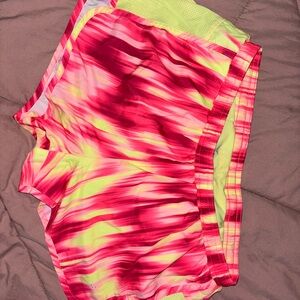 Old Navy Vibrant Pink and Yellow Shorts